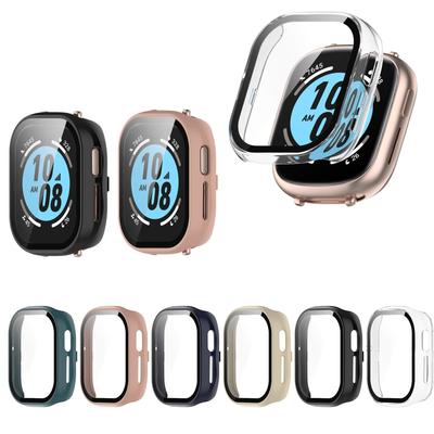 Hartschalenkoffer + Gehärtetes Glas Displayschutz Schutzhülle für Honor Watch 4 Smartwatch Zubehör