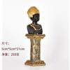 Egypt Black Prince Gold Mask Ornament Creative Antique Resin Living Room Hotel Decorations Queen Cleopatra Head Collectibles