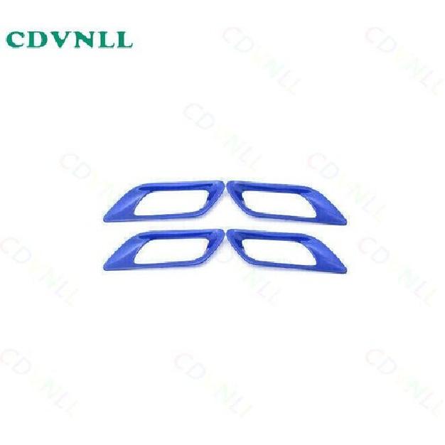 Inner Door Handle Decor Frame Cover Trim For Honda Fit/Jazz 2014-20 Bright Blue