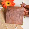 Chitrashila Shree Laxmi Yantra Originală 4x4 inci, Yantra Vastu Shree din Cupru Pur