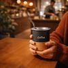 Leak-proof Portable Water Cup Heat-resistant Travel Coffee Mug Stainless Steel Coffee Cup  Car