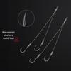 Anti-Bite Double Hook Steel Leader Wire Rig for Fishing - Tangle-Free Iseama Pomfret Hook Setup