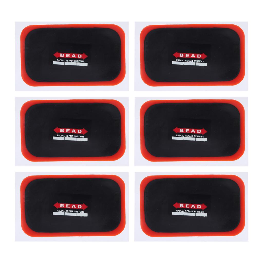10Pcs Tire Patch Kit Universal for Cycle Puncture Repair Tools Rubber Rectangle 70x120mm