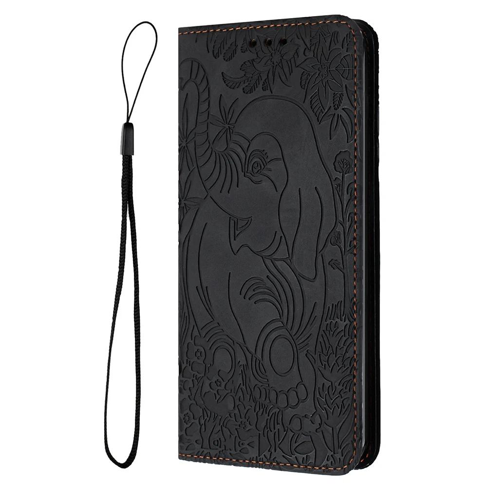 

Elephant Embossed Magnetic Cover Case for Xiaomi Poco X7 X6 X5 C75 C65 M6 Redmi Note 14 13 12 11 Pro Redmi 14C 13C 12C 11A 11S Redmi Note 12 5G
