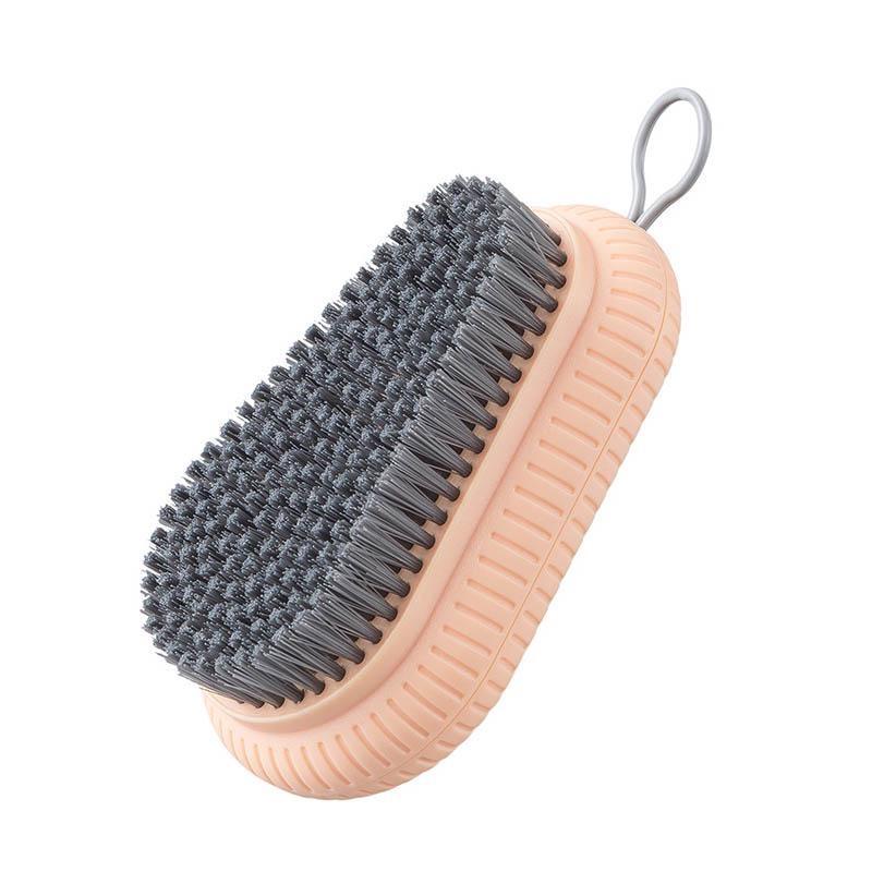 Handle Laundry Brush Plastic Brush Home Soft Bristle Brush Hangable Laundry Brush