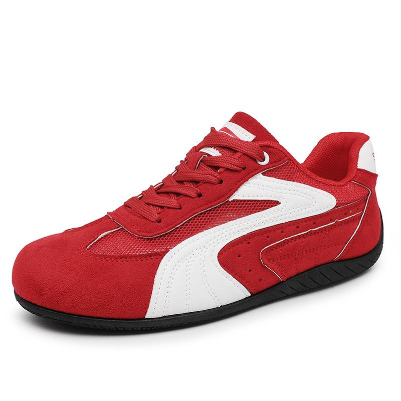Sommermode Rote Herren Retro Sneaker Unisex Komfort Flache Freizeit-Sneaker Herren Outdoor Joggingschuhe Herren zapatillas de hombre
