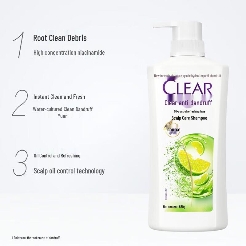 Clear Anti-Dandruff Oil Control Refreshing Shampoo