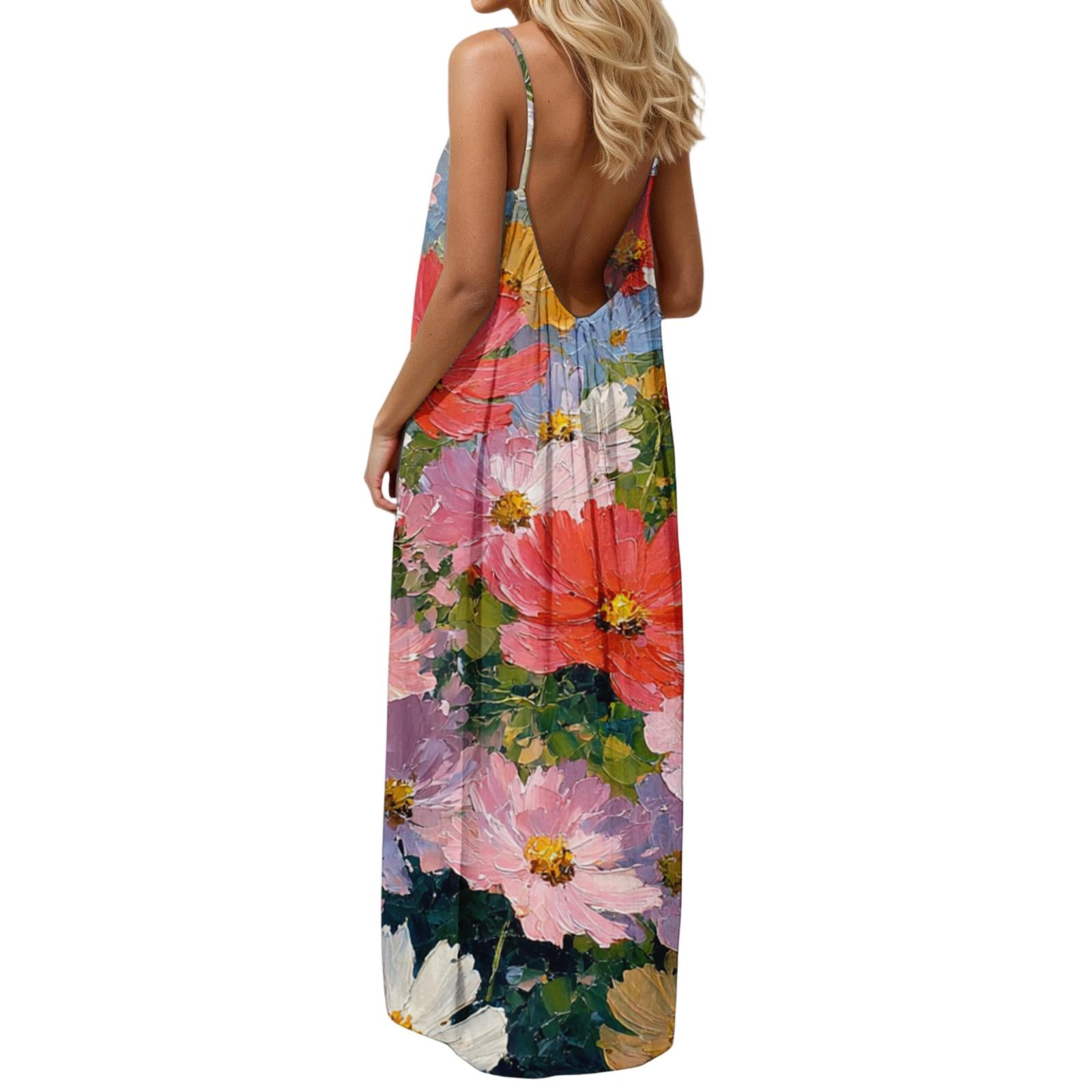 

Жіноча повсякденна, модна та ретро сукня з принтом XL