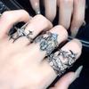 Star Enamel Dripping Oil Zir*****Pen Ring Set Cold Wind Advanced Sense Exquisite Index Finger Ring Jewelry Women