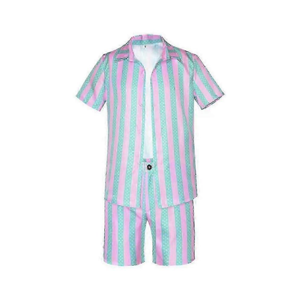 Gosling Ken Costume - Men's Short Sleeve Shirt Coat Shorts Suit - Uniform Outfit JT