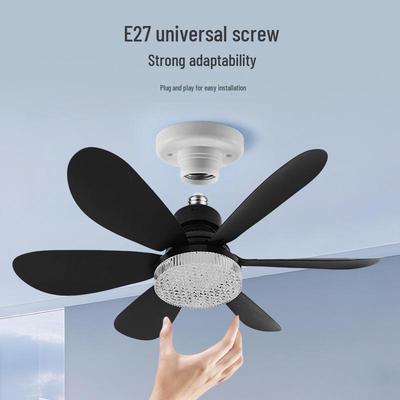 LED Ventilátoros Lámpa - E27 Csavaros, Könnyű Szerelés, Csendes Távirányító, Háromszínű, Hatlapátos Kialakítás Gyerekszobába.