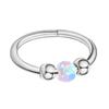 Fashionable Opal Nose Hoop for Men and Women Hypoallergenics Septum Ring Cartilage Earring Accessory for Party Wear