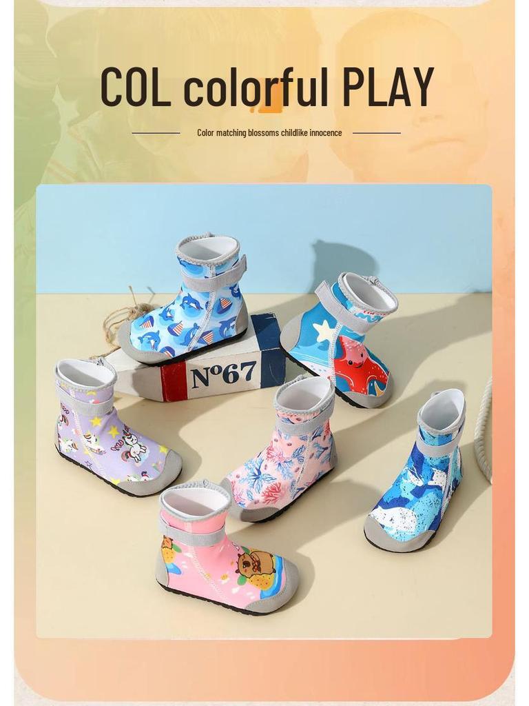 Unisex High-Top Beach Shoes: Swim, Dive, Snorkel & Tide Pool Shoes for Kids & Adults