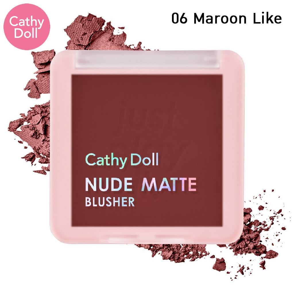 Karmart CATHY DOLL NUDE MATTE BLUSHER 6 G - Thai Cosmetic Make Up