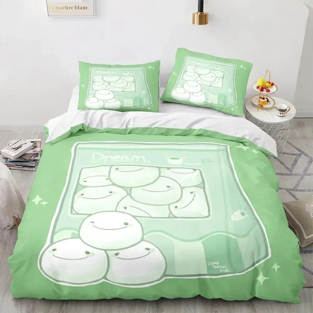 Top GeorgeNotFound Bedding Set Dream Merch Ranboo Duvet Cover Double Twin Full Queen King For Adult Kids Quilt Cover