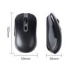 USB Wireless Bluetooth 6 Compatible with Android and Black 2.4GHz 5.0 Mouse, 3-Device Connection, Buttons, Quiet, Rechargeable, Compact, Portable,