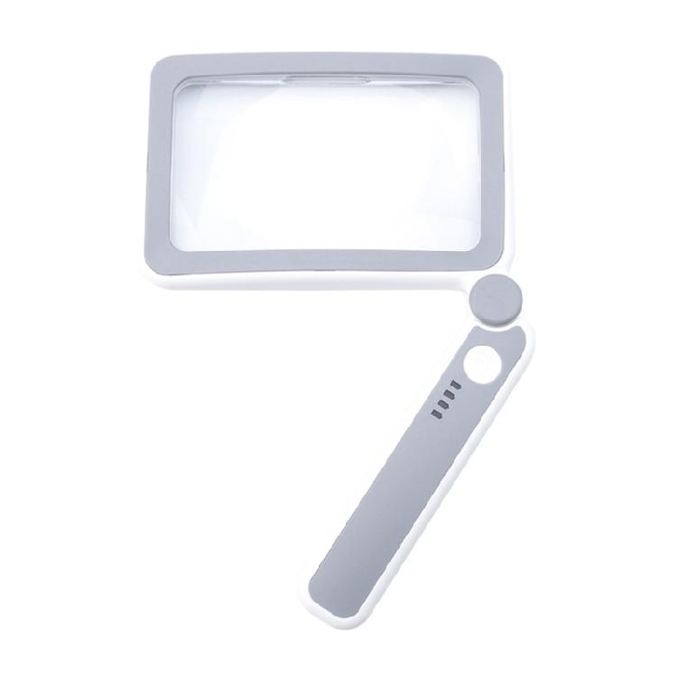 Handhelds Reading Magnifying Glass Illuminated Magnifier 4Times Jewelry Watch Loupes