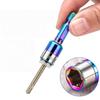 1/4Pcs Ratchet Socket Batch Adapter Tools Metal Sleeve Wrench 8Mm Hexagonal Shank Impact Sockets Spanner Power Drills Converter