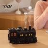 Quiet Ultrasonic Humidifiers for Baby Room Vintage Steam Train Aroma Diffuser, 300ml Cool Mist Humidifier with Dual Silent Diffuser LED Lights,