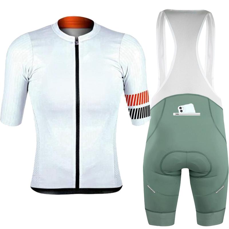 

Phtxolue Anti-Loss Zipper Cycling Jersey Set Men Women Cycling Set Clothing Pro Bike Clothes Anti-UV MTB Bicycle Wear Suit Kit XXS