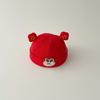 2023 Cute Hat Soft Baby Bonnet Cap Red Themed Hat Warm Hat Beanie Cap for Baby Toddler Newborn Kid Child Breathable Hat