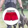 Justerbar midja verktygsförkläde för hundträning Vattentätt Nylonförkläde med flera fickor för hundtillbehör