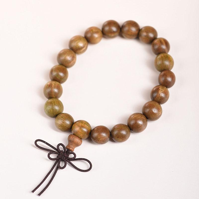 Argentina Agarwood & Green Sandalwood Unisex Prayer Beads Bracelet
