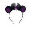 Purple Spider Bow Halloween Headband with Magic Wand for Kids' Hair Styling