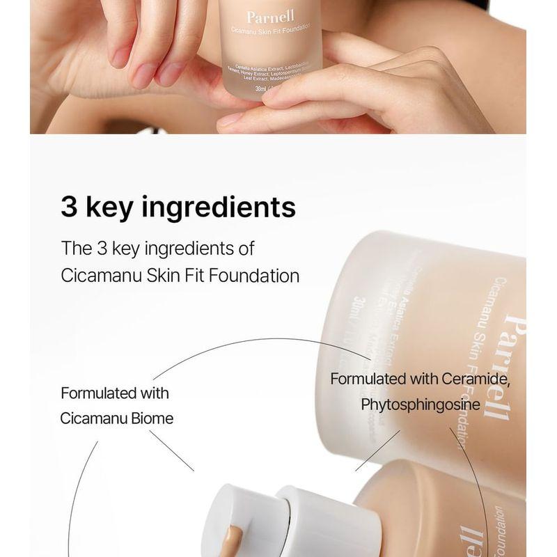 Parnell - Cicamanu Skin Fit Foundation - 3 Colors