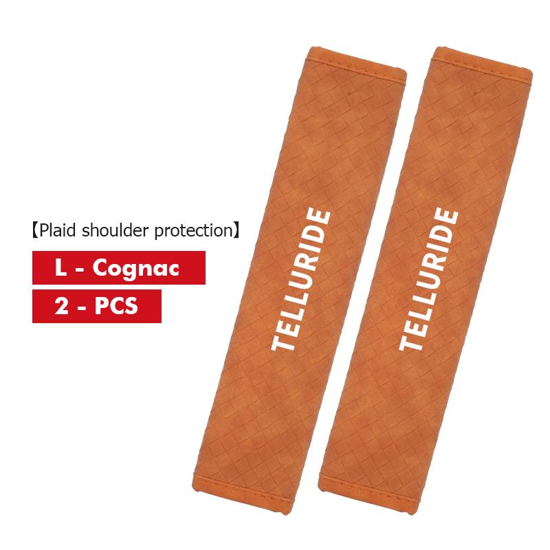 AANO1 Car Styling Seatbelt Shoulder Pad Safety Shoulder Protector Cover For KIA Venga Sedona Forte Stonic Picanto Sorento Stinger