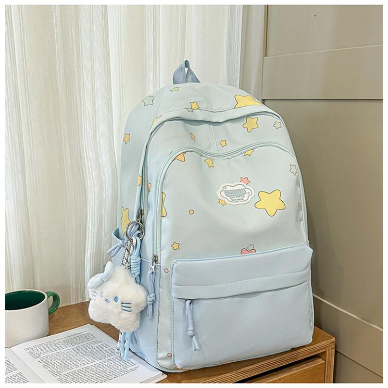 The New Schoolbag Is High-value, Fresh and Sweet, Candy-colored Backpack, Lightweight and Large-capacity Backpack for Junior High School Students.