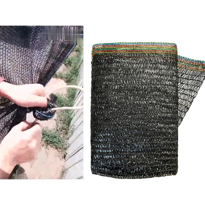 Breathable Sun Resistant Garden Shade Cloth Mesh For Vegetables Flowers Greenhouse Raised Beds Black Outdoor Plant Cover