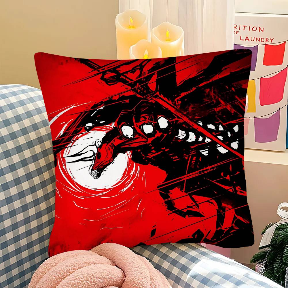 Video Game U-ULTRAKILL Pillow Case Fashion Square Pillowcase Bedroom Sofa Room Ins Decoration Leisure Cushion Cover