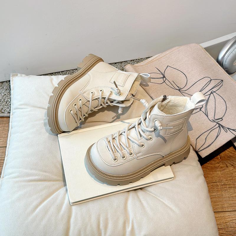 

Зимние детские кожаные ботинки для мальчиков однотонные бежевые универсальные дышащие простые детские короткие ботинки для девочки повседневные 23 бежевый