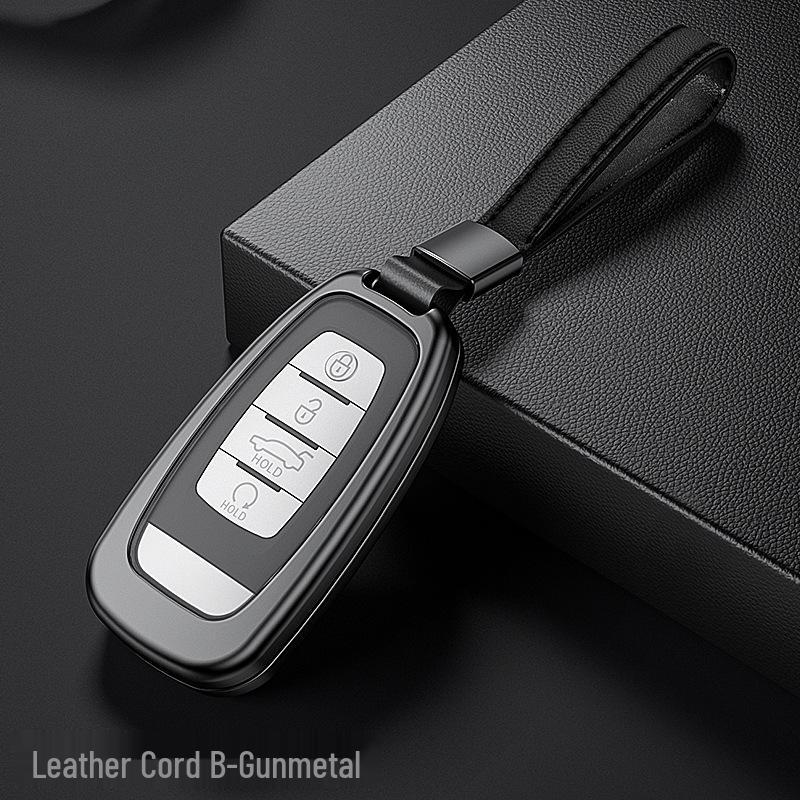 New Hongqi H5 Aluminum Alloy Car Key Case with Full Coverage