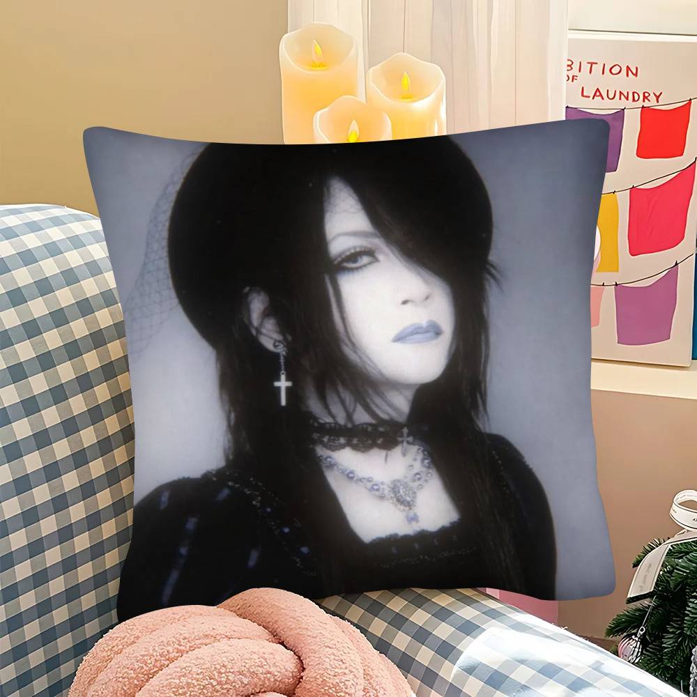 1Pc N-Mana M-Malice Gothic Mizer Pillow Case Fashion Square Pillowcase Bedroom Sofa Room Ins Decoration Leisure