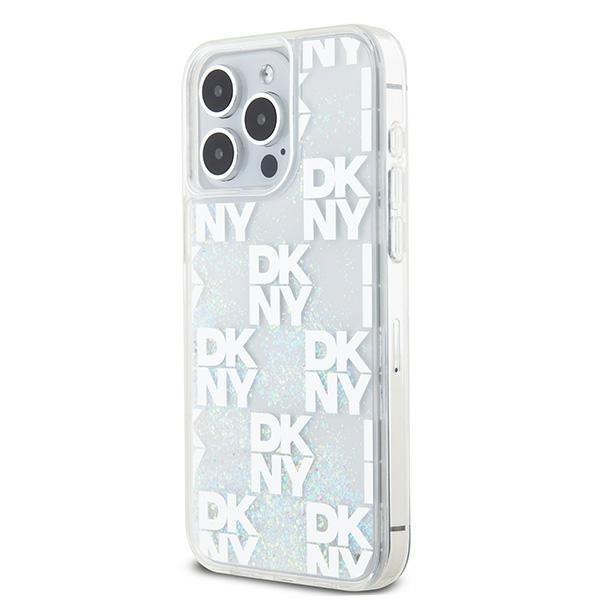 Dkny Dkhcp15Xlcpept Iphone 15 Pro Max6.7 Biały/White Hardcase Płynny Brokat Multilogo
