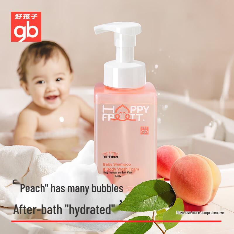 Goodbaby Peach Leaf Baby Shampoo & Bath Bubbles