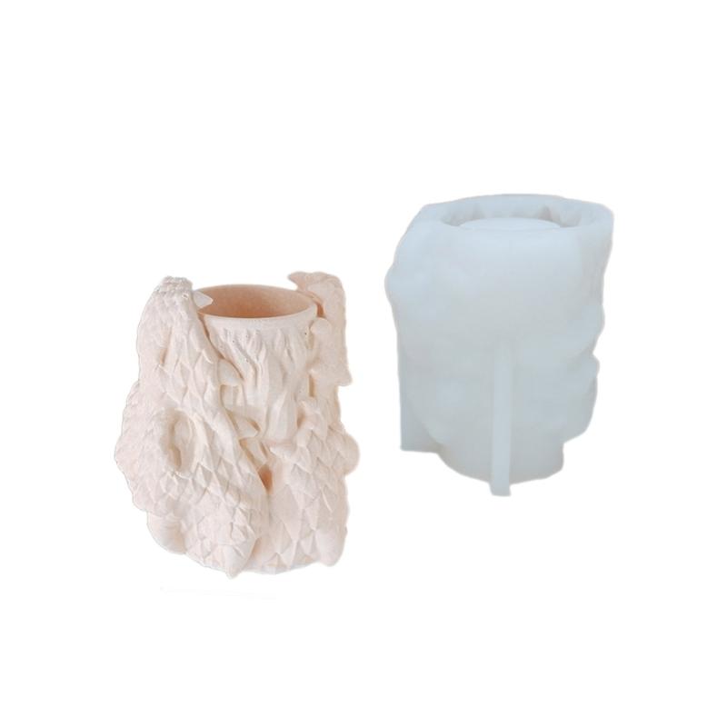 Silicone Concrete Mold Flower Vase Moulds Succulent Planter Molds Epoxy Resin Mold Clay Mould Silicone Pen Holder Moulds