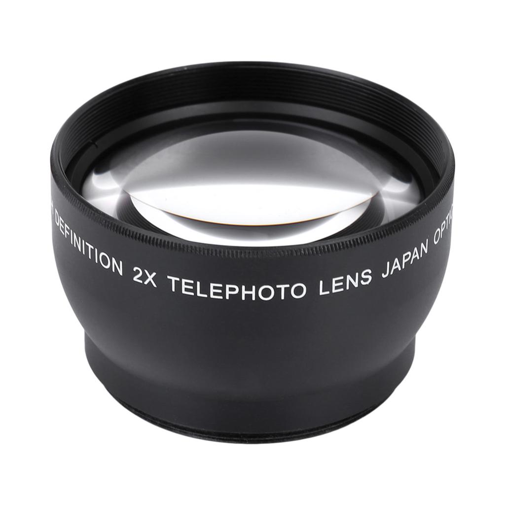 52mm telekonvertor s 2násobným zvětšením HD teleobjektiv pro 52mm fotoaparát
