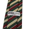 [Michiko London] Wrinkle-resistant bonded fabric with lining for added volume. Made in Japan. KOSHINO brand tie. Striped pattern. 100% silk. Unisex.