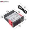 Temperature Controller STC-1000 Digital LED Heating Cooling Centigrade Thermostat 2 Relays Output with NTC Sensor Probe 12v 24v
