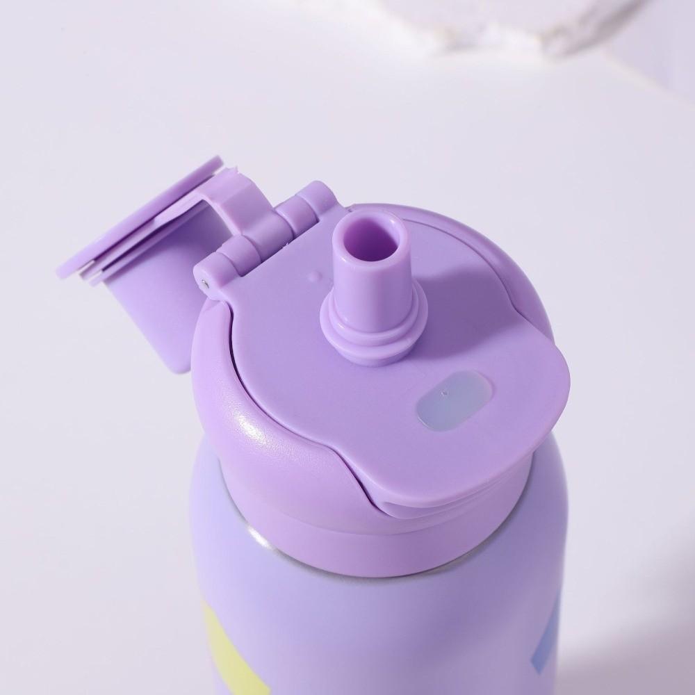 Dual Spout Insulated Vacuum Cup Stainless Steel Insulated Cup Thermal Water Bottle  Sport Office