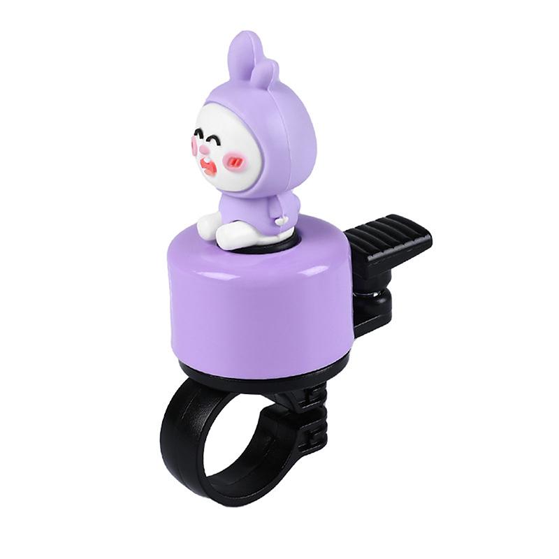 

Мультяшный детский велосипедный звонок с высоким звуком, креативный баланс велосипеда, горная машина, руль, гудок, громкий аксессуар для украшения коляски фиолетовый