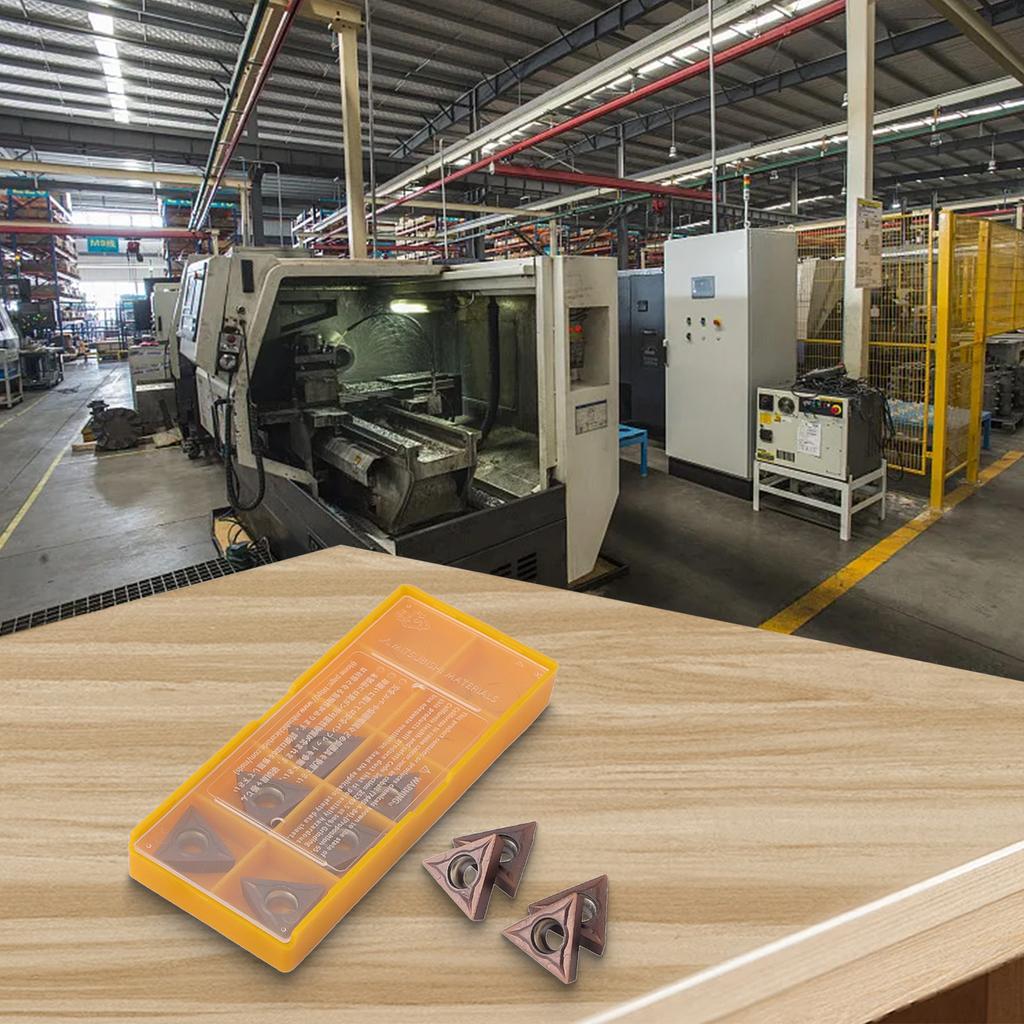 Fabrikwerkstatt Hartmetallschneideinsätze Drehstahl Hartmetallwerkzeug 10 Stück TCMT 32.51 TCMT16T304 0,6 * 0,2 * 0,15 Zoll