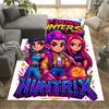 1pc K-pop Demon Hunters Rug Home Carpet Decoration Office Decor Gift Living Room Bedroom