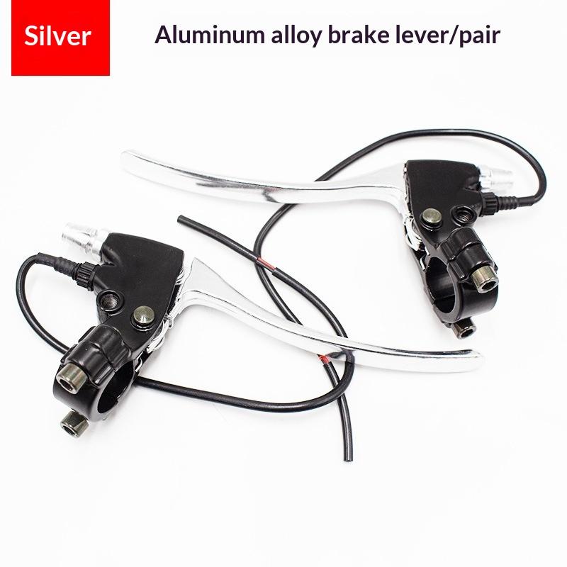 1/2Pcs E Bike Brake Levers Aluminium Alloy Left Right Hand Brake Power Failure Hand Brake Lever For Electric Bike Scoooter