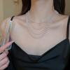 Pearl Multi-layered Pearl Necklace Jewelry Pearl Choker Daily Korean Pearl Necklace  Women