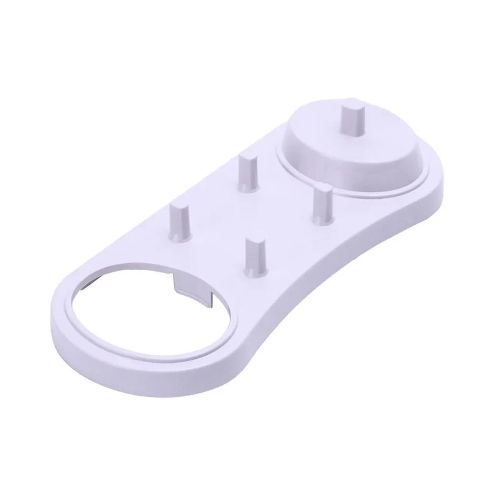 

1 шт. держатель-кронштейн для электрической зубной щетки Oral B, подставка для зубной щетки в ванной, основание для поддержки головок зубной щетки с отверстием для зарядного устройства белый