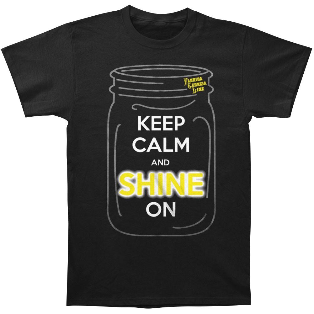 Men s Florida Georgia Line Keep Calm And Shine On T-shirt Medium Black M